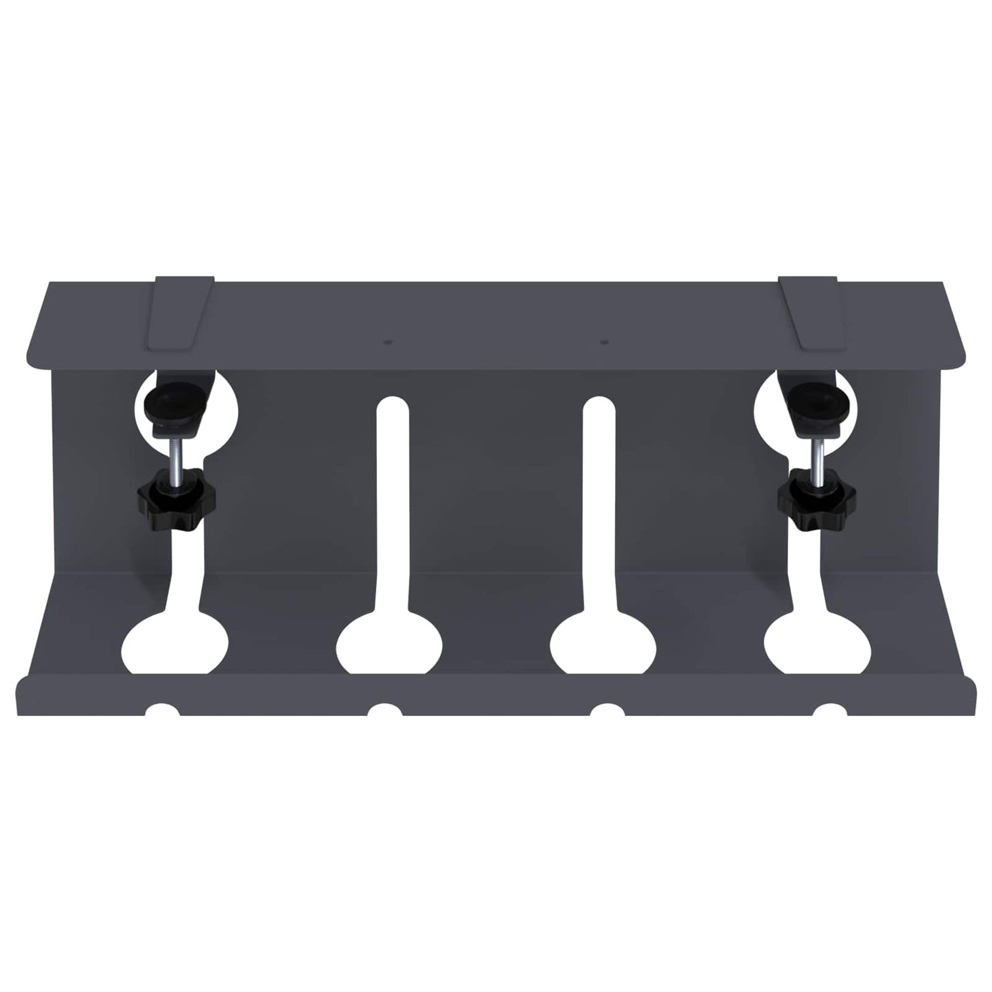 Under Desk Cable Management Tray 2 pcs Anthracite