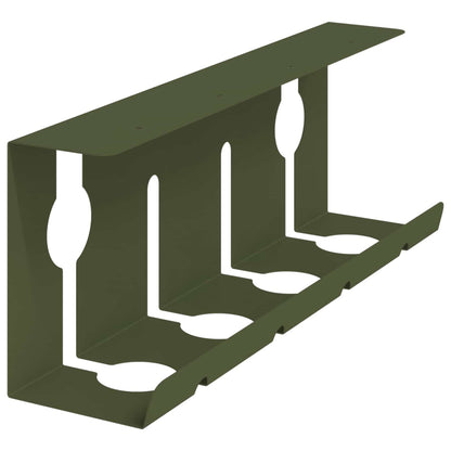 Under Desk Cable Management Tray 2 pcs Olive Green