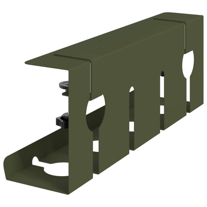 Under Desk Cable Management Tray 2 pcs Olive Green