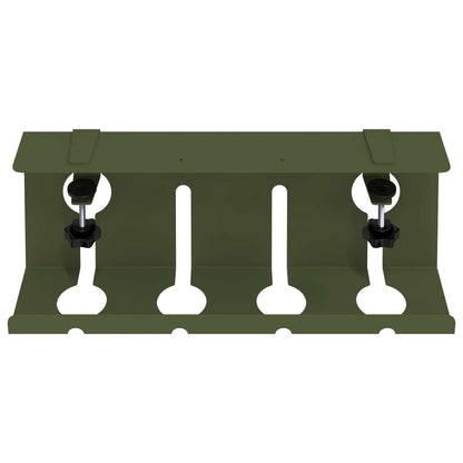 Under Desk Cable Management Tray 2 pcs Olive Green