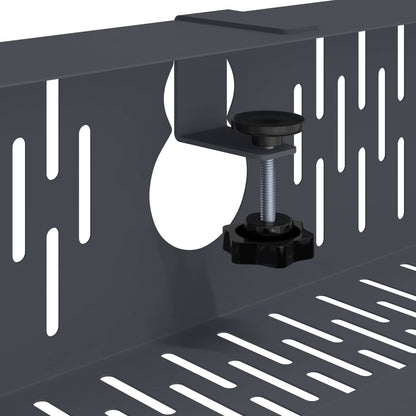 Under Desk Cable Management Tray 2 pcs Anthracite