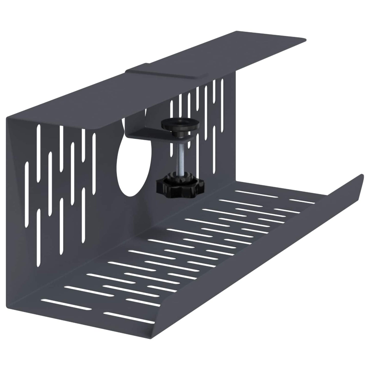 Under Desk Cable Management Tray 2 pcs Anthracite
