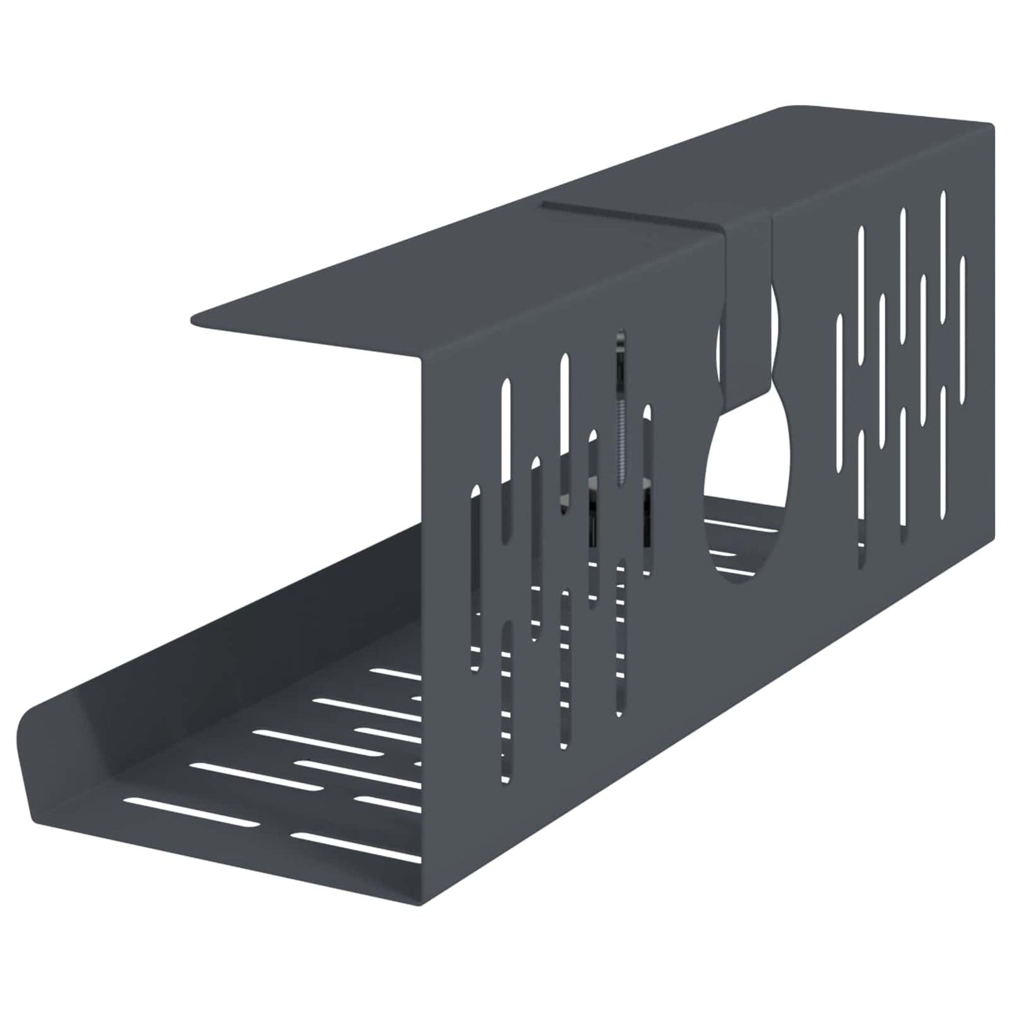 Under Desk Cable Management Tray 2 pcs Anthracite