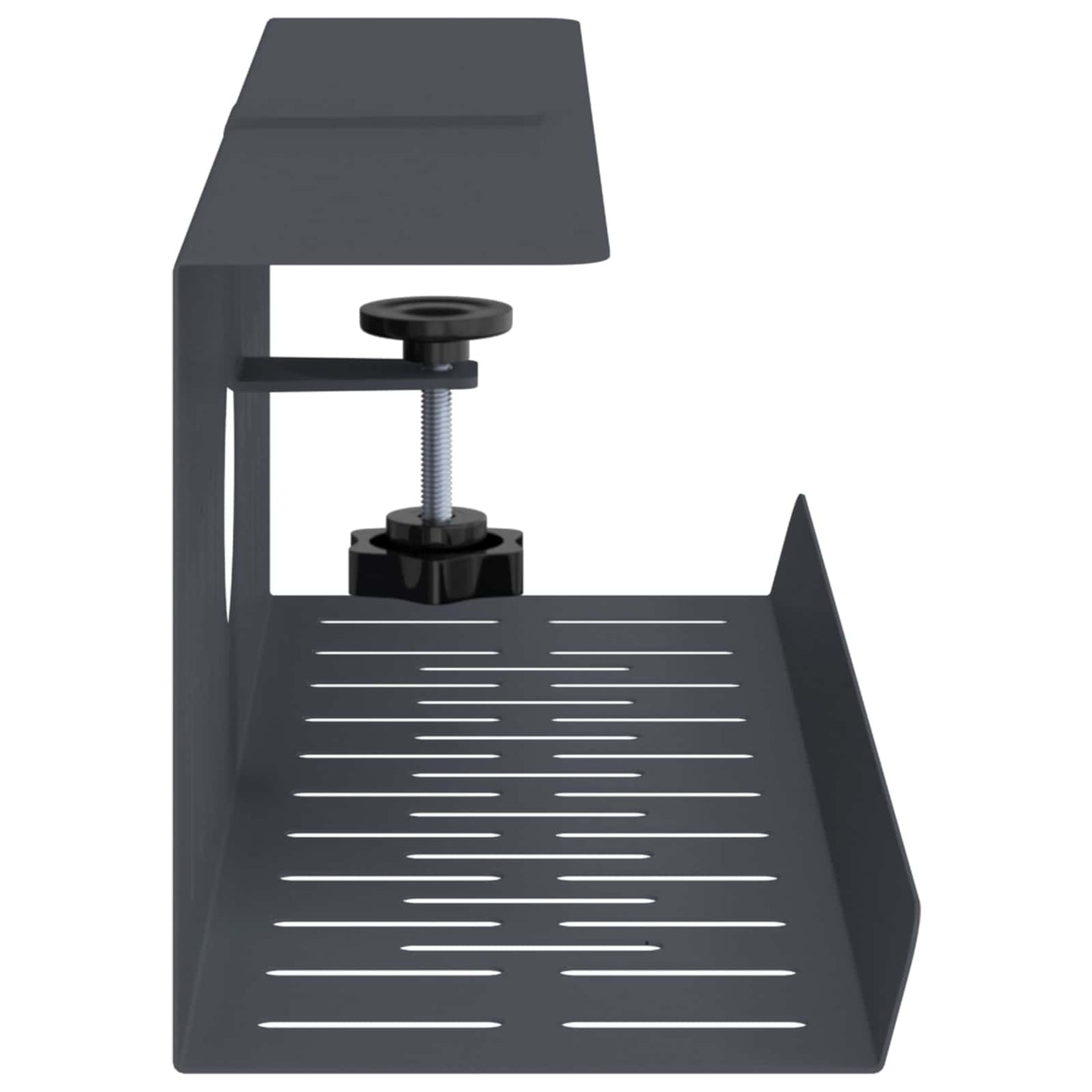 Under Desk Cable Management Tray 2 pcs Anthracite