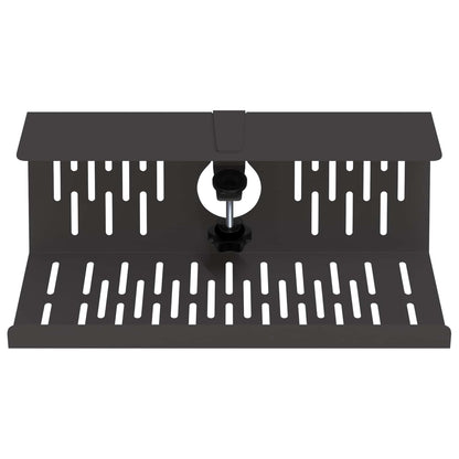 Under Desk Cable Management Tray 2 pcs Black 35 x 12 x 13 cm