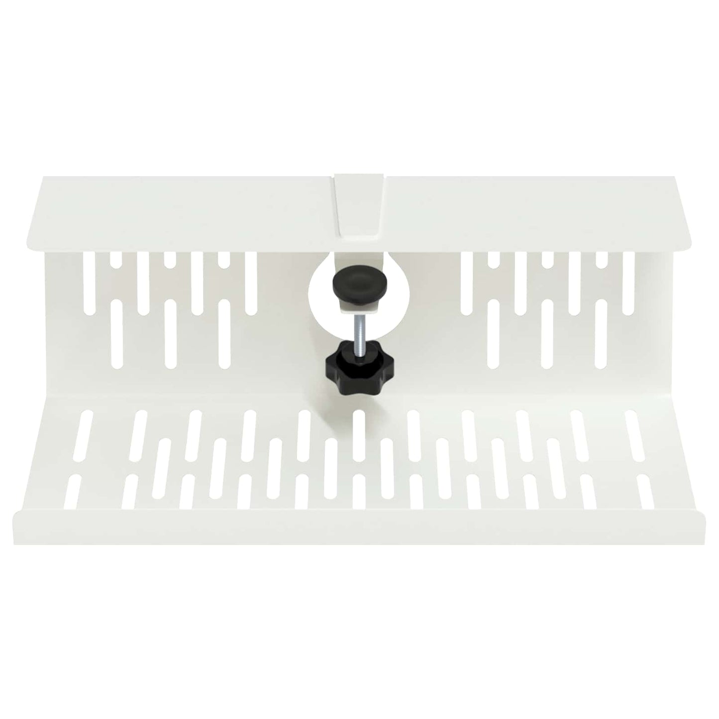 Under Desk Cable Management Tray 2 pcs White 35 x 12 x 13 cm