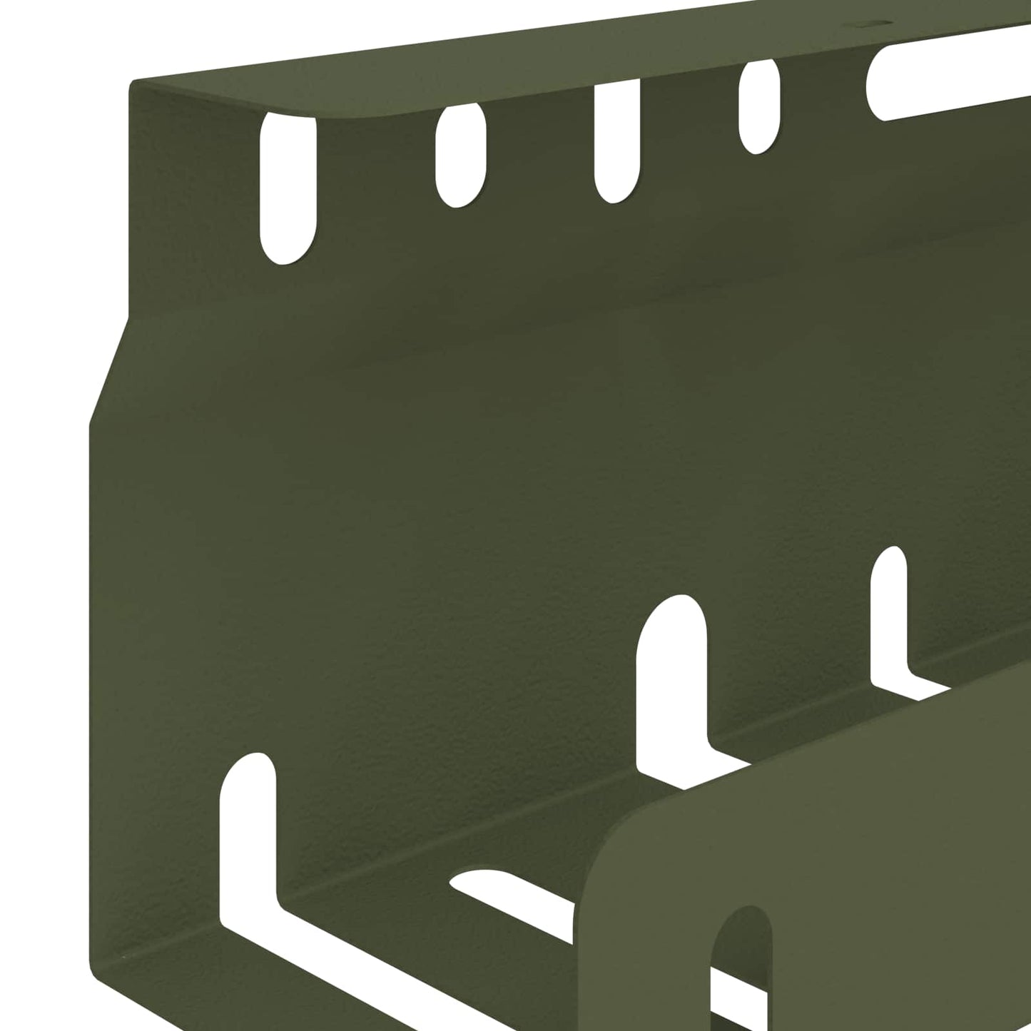 Under Desk Cable Management Tray 2 pcs Olive Green