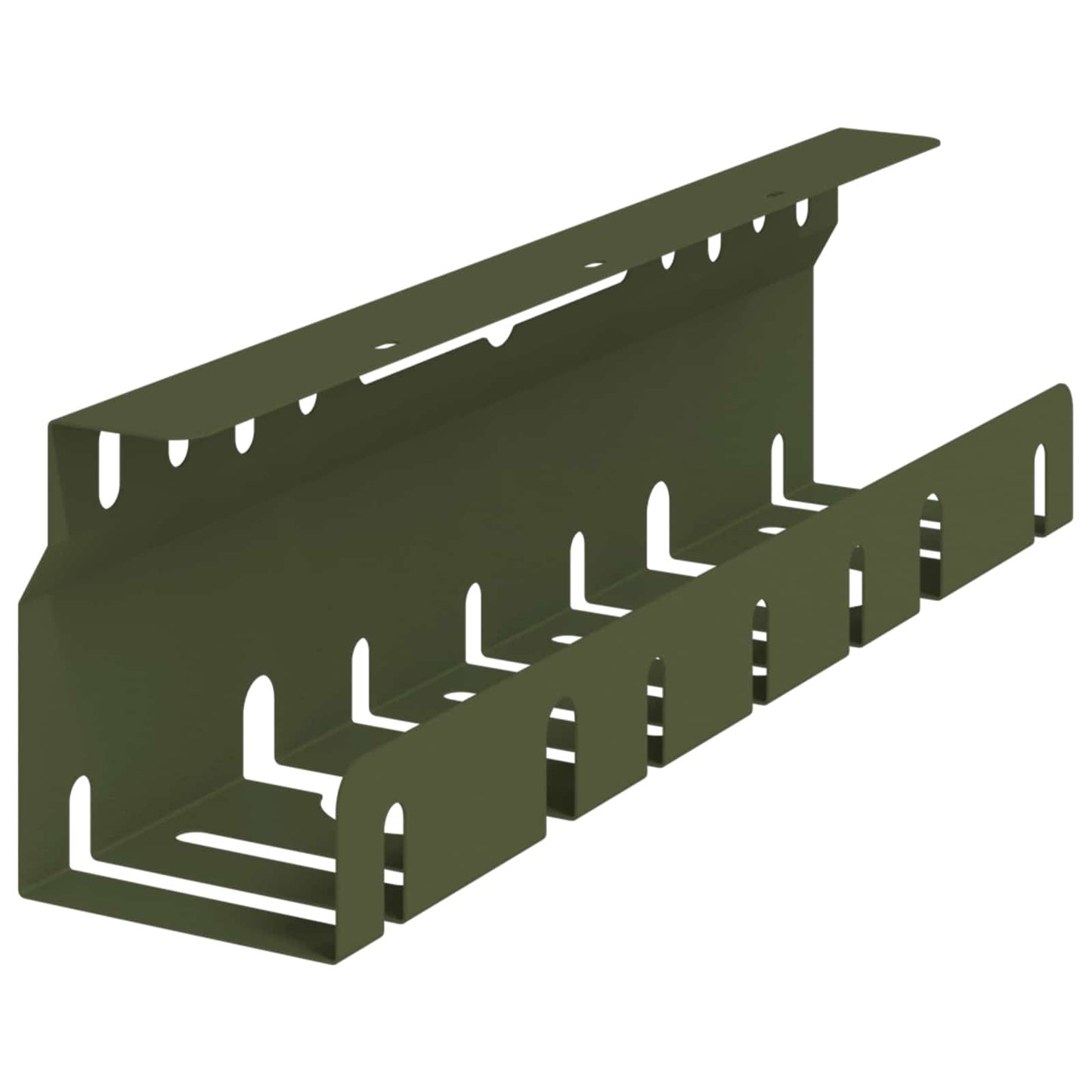 Under Desk Cable Management Tray 2 pcs Olive Green
