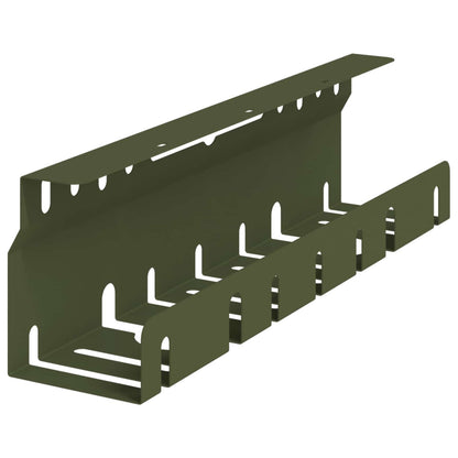Under Desk Cable Management Tray 2 pcs Olive Green