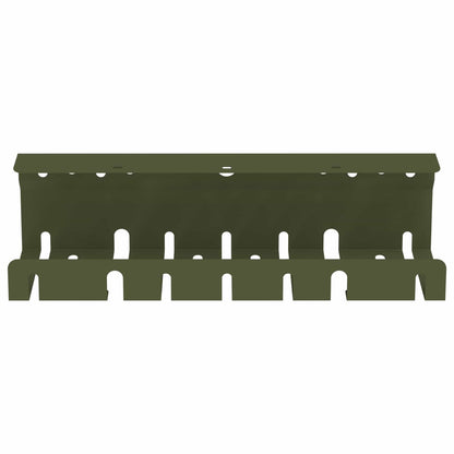 Under Desk Cable Management Tray 2 pcs Olive Green