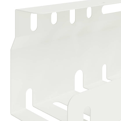 Under Desk Cable Management Tray 2 pcs White 43 x 9 x 11.5 cm