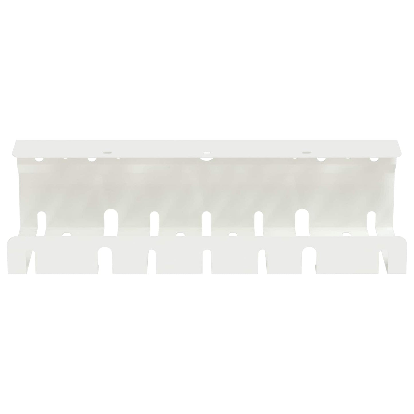 Under Desk Cable Management Tray 2 pcs White 43 x 9 x 11.5 cm