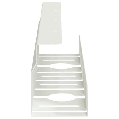 Under Desk Cable Management Tray 2 pcs White 43 x 9 x 11.5 cm