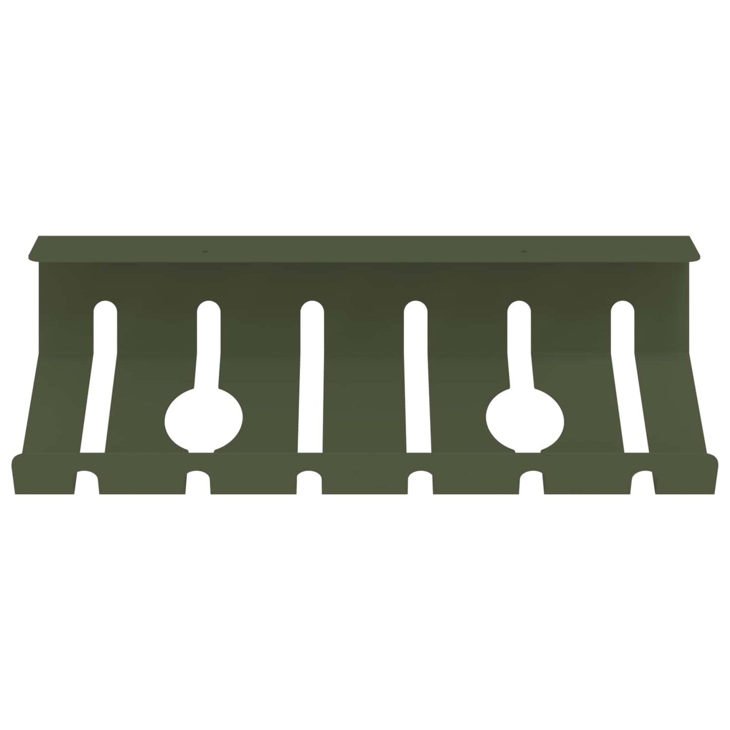Under Desk Cable Management Tray 2 pcs Olive Green