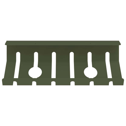 Under Desk Cable Management Tray 2 pcs Olive Green