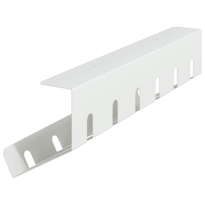 Under Desk Cable Management Tray 2 pcs White