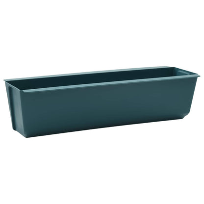 Flower Boxes for Euro Pallets 12 pcs Green 36 x 13.5 x 9.5 cm