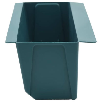 Flower Boxes for Euro Pallets 12 pcs Green 36 x 13.5 x 9.5 cm