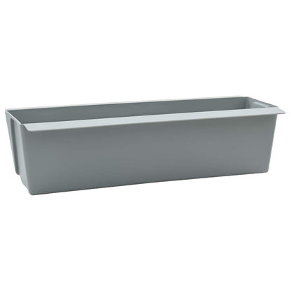Flower Boxes for Euro Pallets 12 pcs Light grey