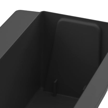 Flower Boxes for Euro Pallets 24 pcs Black 36 x 13.5 x 9.5 cm