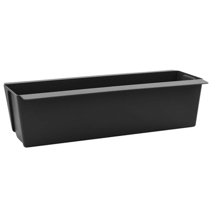 Flower Boxes for Euro Pallets 24 pcs Black 36 x 13.5 x 9.5 cm