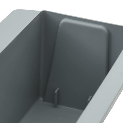 Flower Boxes for Euro Pallets 24 pcs Light grey