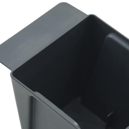 Flower Boxes for Euro Pallets 12 pcs Grey 5.31 x 3.54 x 3.74 in