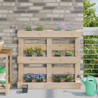 Flower Boxes for Euro Pallets 12 pcs Grey 5.31 x 3.54 x 3.74 in