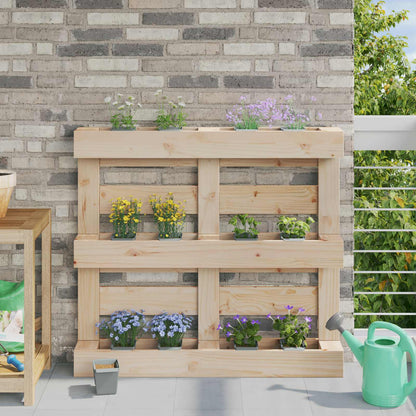 Flower Boxes for Euro Pallets 12 pcs Light Grey