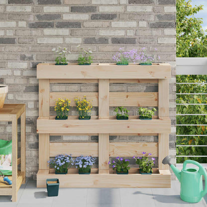 Flower Boxes for Euro Pallets 24 pcs Green 13.5 x 9 x 9.5 cm