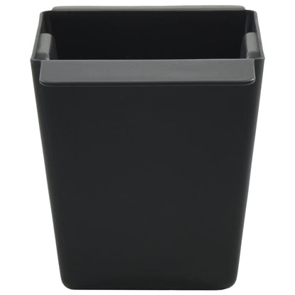 Flower Boxes for Euro Pallets 24 pcs Black 13.5 x 9 x 9.5 cm