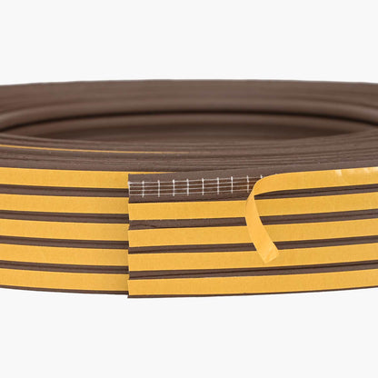 Self-Adhesive Window Seal Brown 9 x 3 mm 12 m EPDM Foam