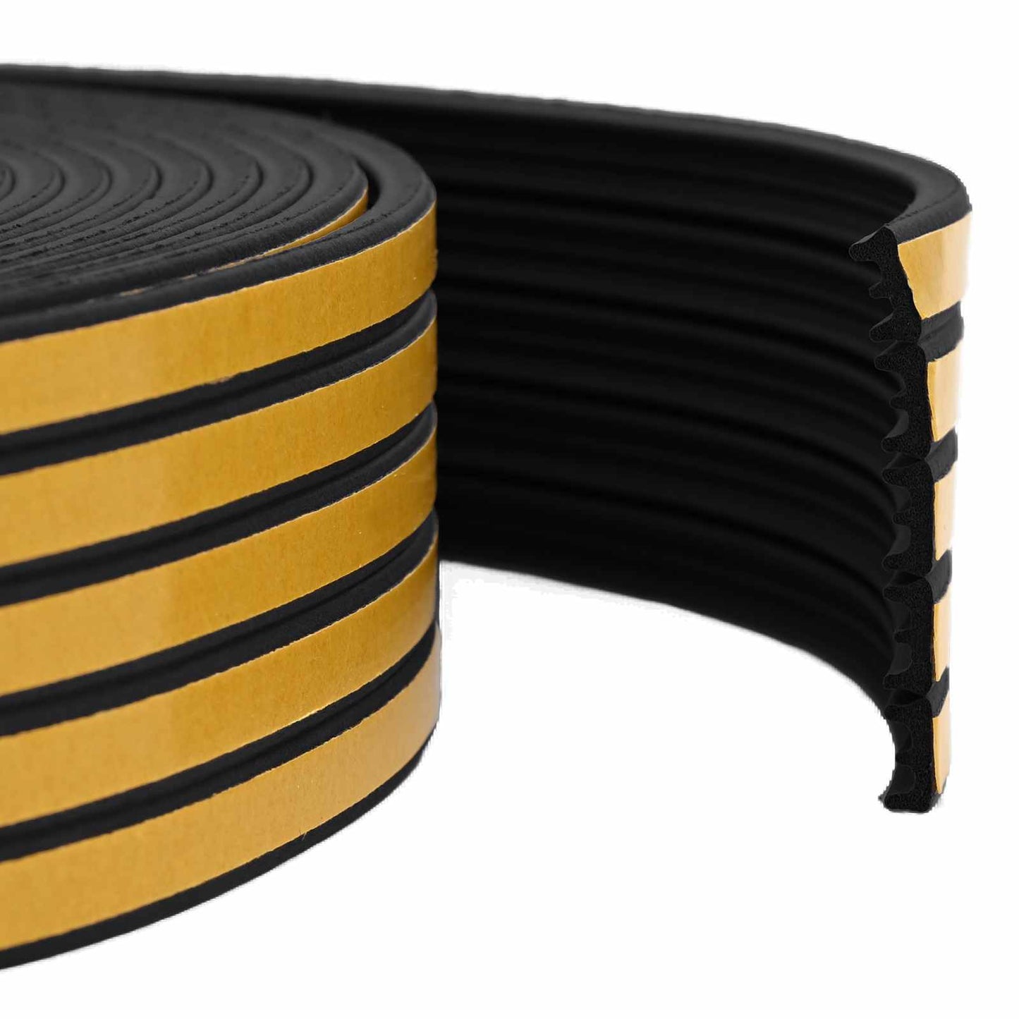 Self-Adhesive Window Seal Black 9 x 4 mm 25 m EPDM Foam
