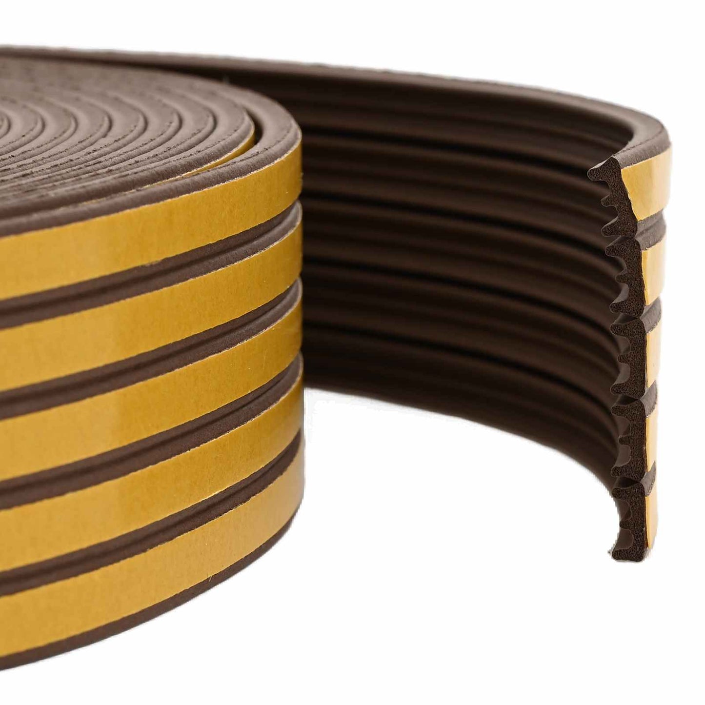 Self-Adhesive Window Seal Brown 9 x 4 mm 12 m EPDM Foam