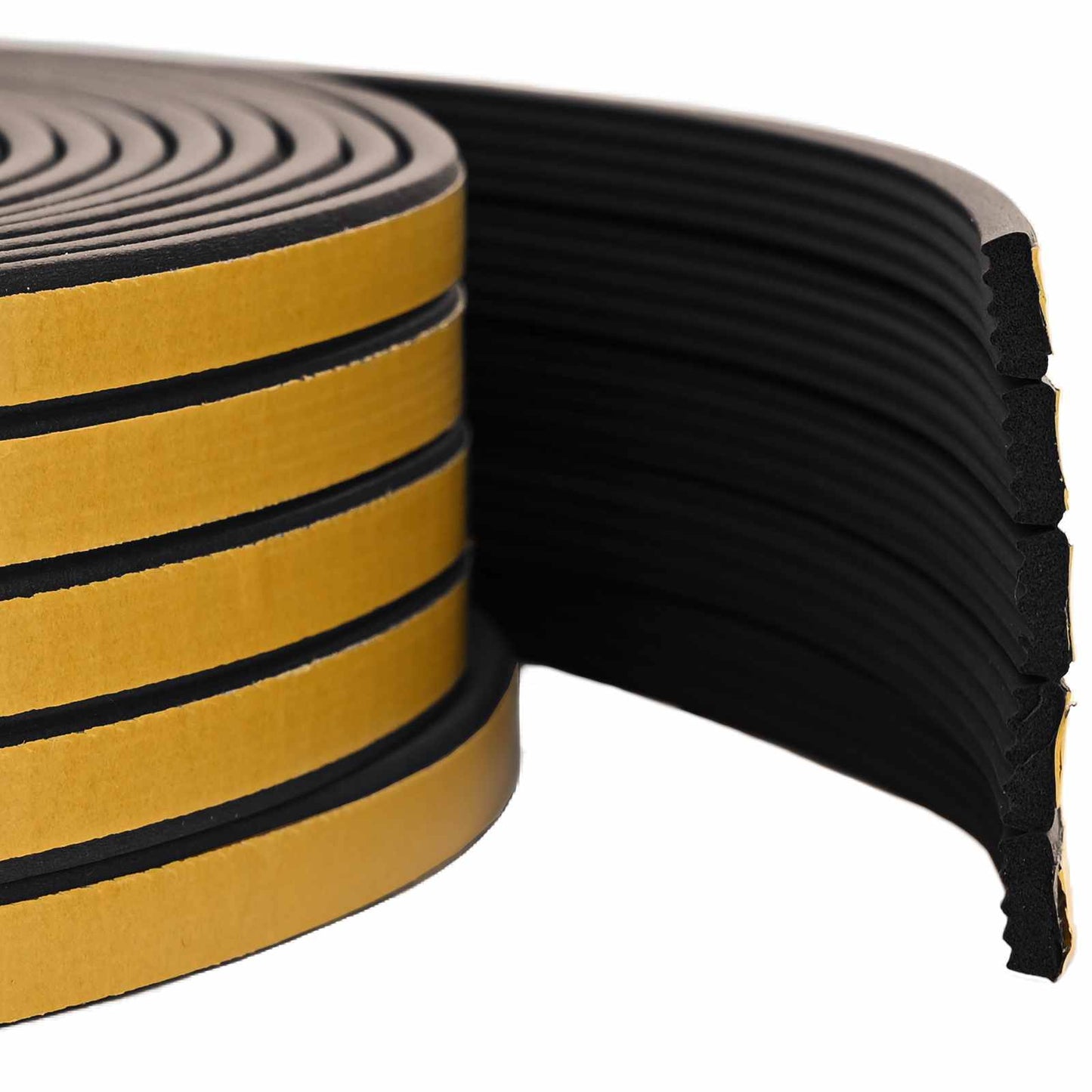 Self-Adhesive Window Seal Black 8 x 3 mm 25 m EPDM Foam