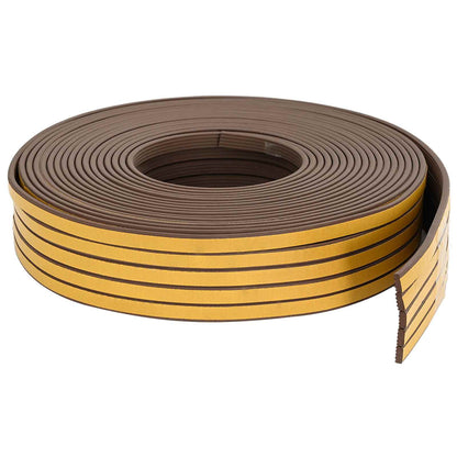 Self-Adhesive Window Seal Brown 8 x 3 mm 12 m EPDM Foam