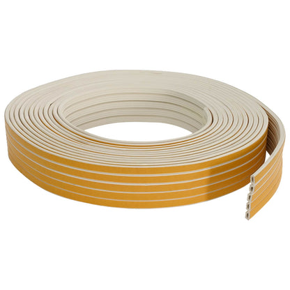 Self-Adhesive Window Seal White 10 x 6 mm 25 m EPDM Foam