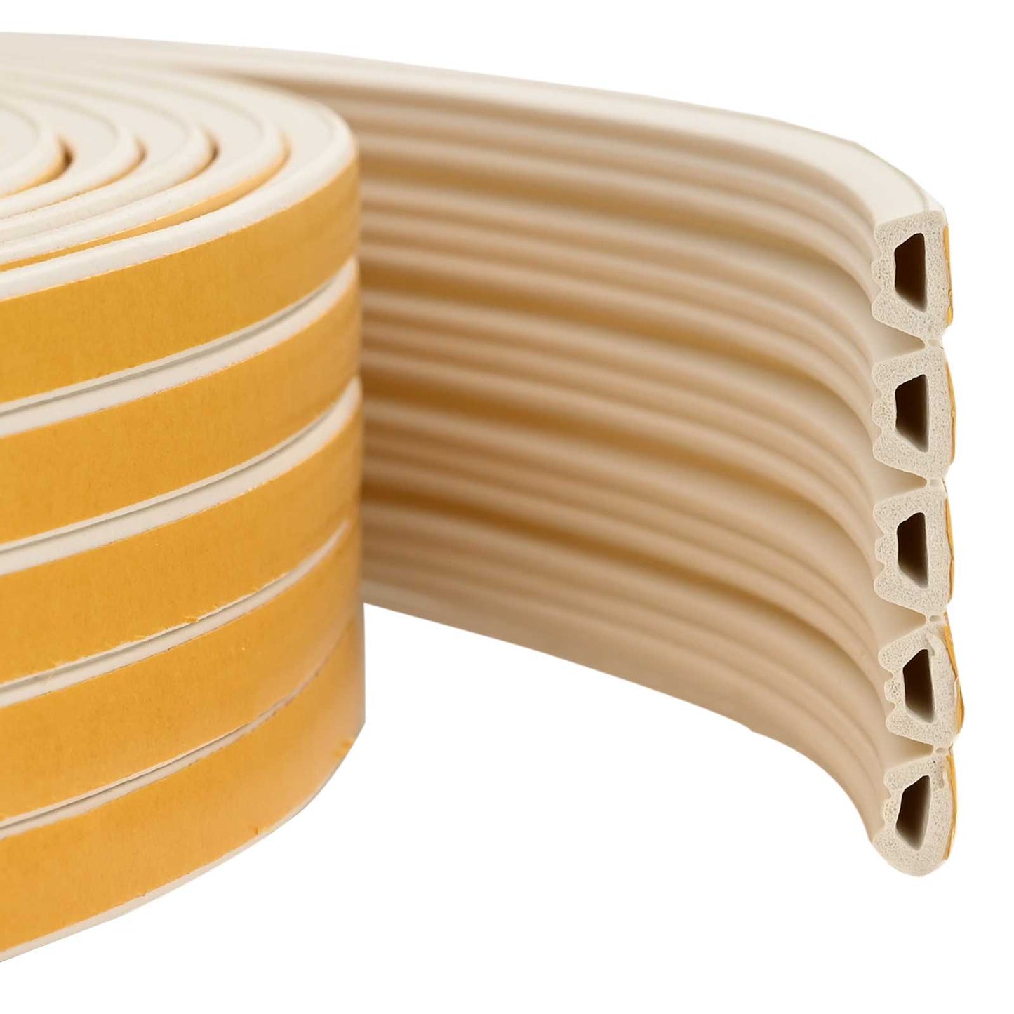 Self-Adhesive Window Seal White 10 x 6 mm 100 m EPDM Foam