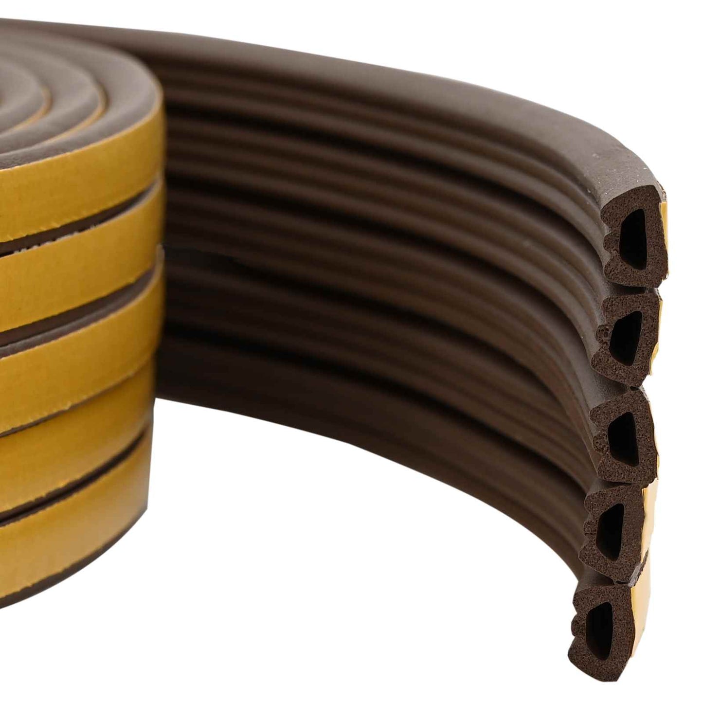 Self-Adhesive Window Seal Brown 10 x 6 mm 25 m EPDM Foam