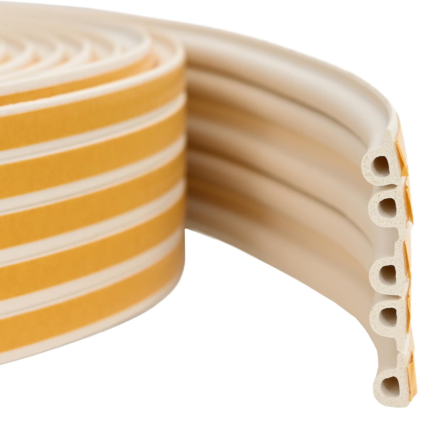 Self-Adhesive Window Seal White 9 x 6 mm 50 m EPDM Foam