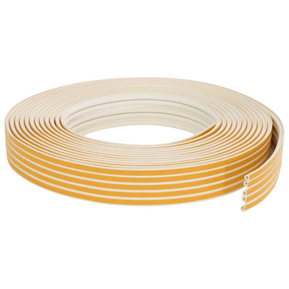 Self-Adhesive Window Seal White 9 x 6 mm 50 m EPDM Foam