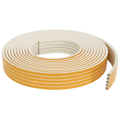 Self-Adhesive Window Seal White 9 x 8 mm 12 m EPDM Foam