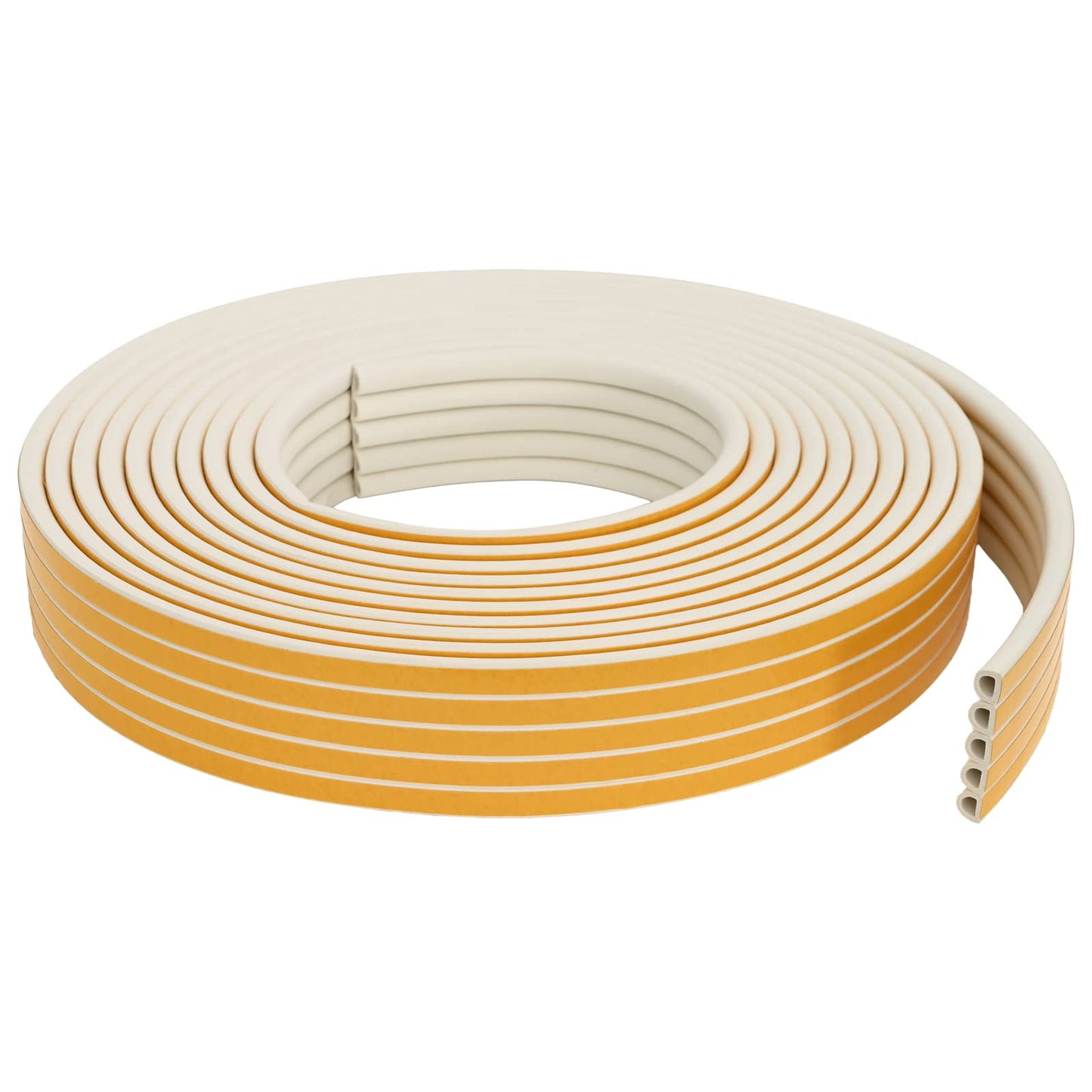 Self-Adhesive Window Seal White 9 x 8 mm 25 m EPDM Foam