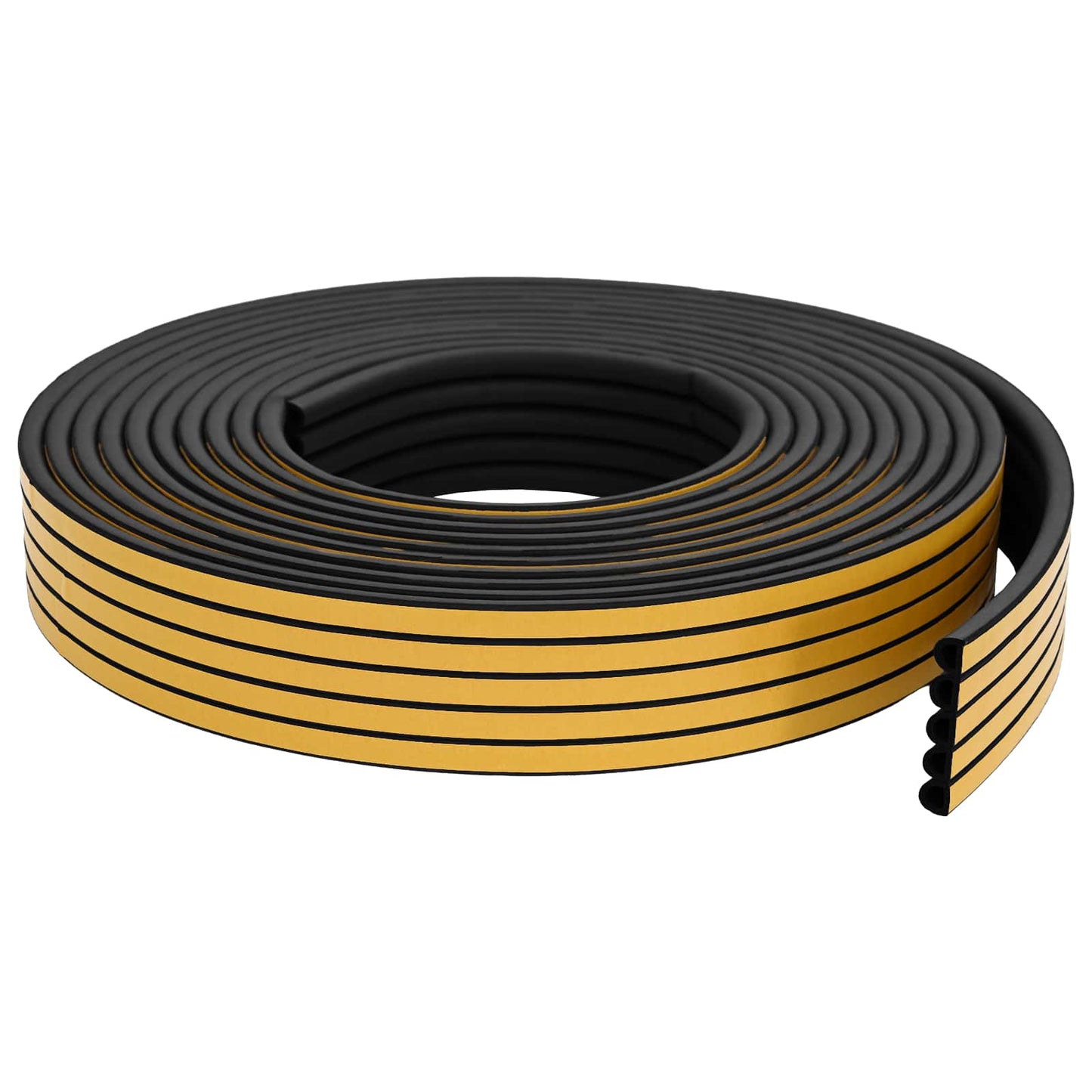 Self-Adhesive Window Seal Black 9 x 8 mm 50 m EPDM Foam