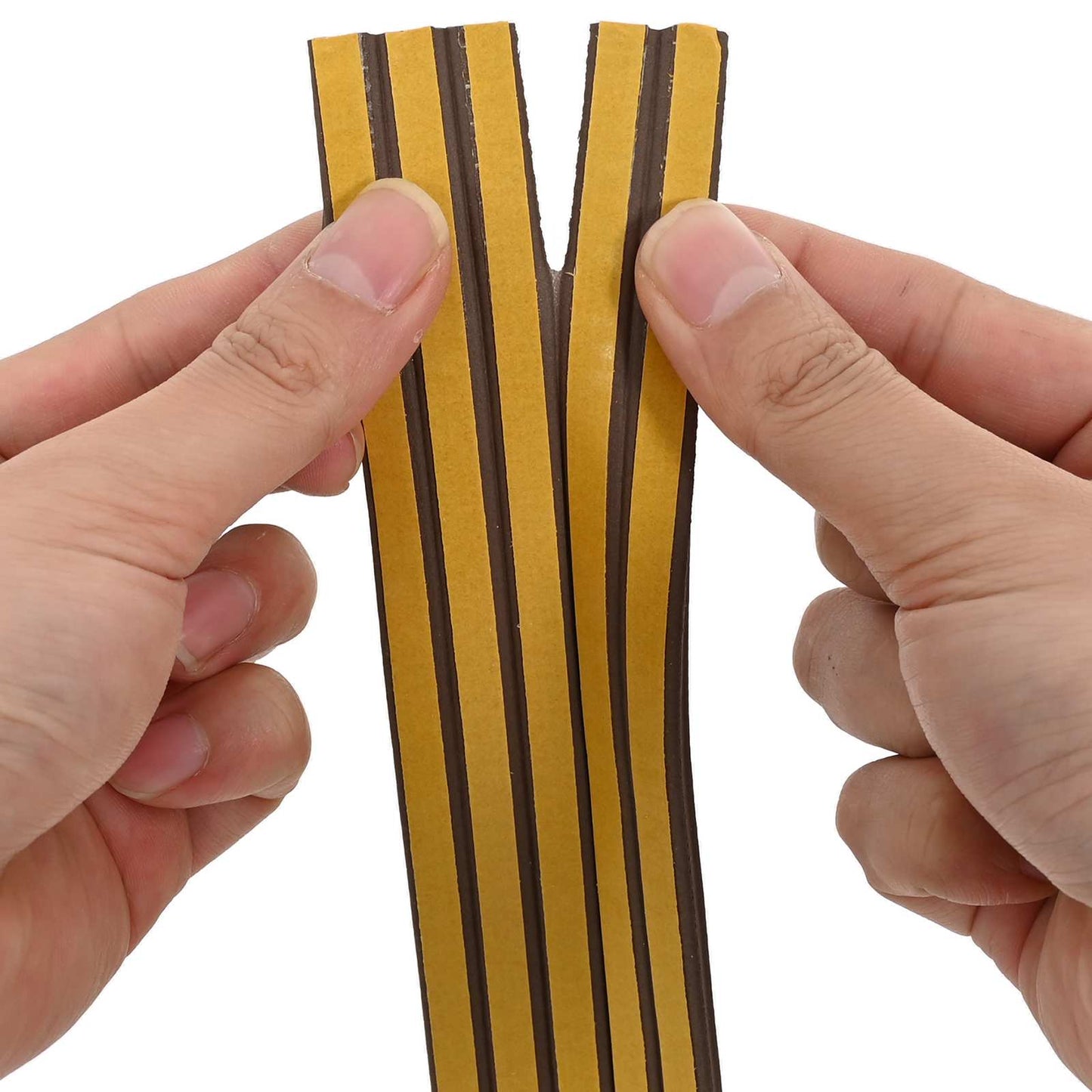 Self-Adhesive Window Seal Brown 9 x 8 mm 12 m EPDM Foam