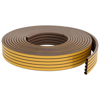Self-Adhesive Window Seal Brown 12 x 10 mm 25 m EPDM Foam