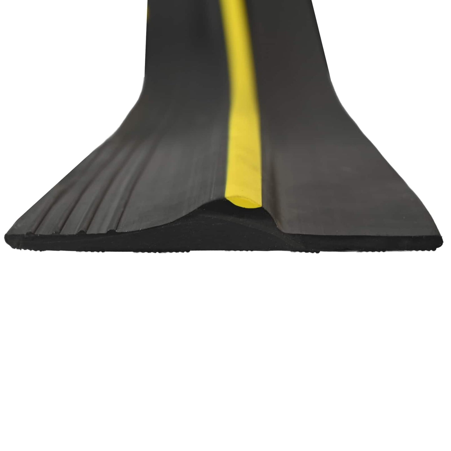 Garage Floor Seal Black and Yellow 12 x 90 mm 2 m PVC