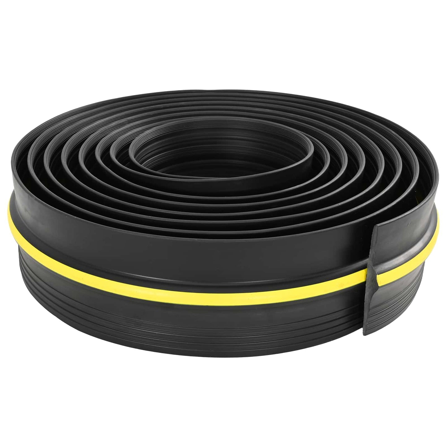 Garage Floor Seal Black and Yellow 12 x 90 mm 12 m PVC