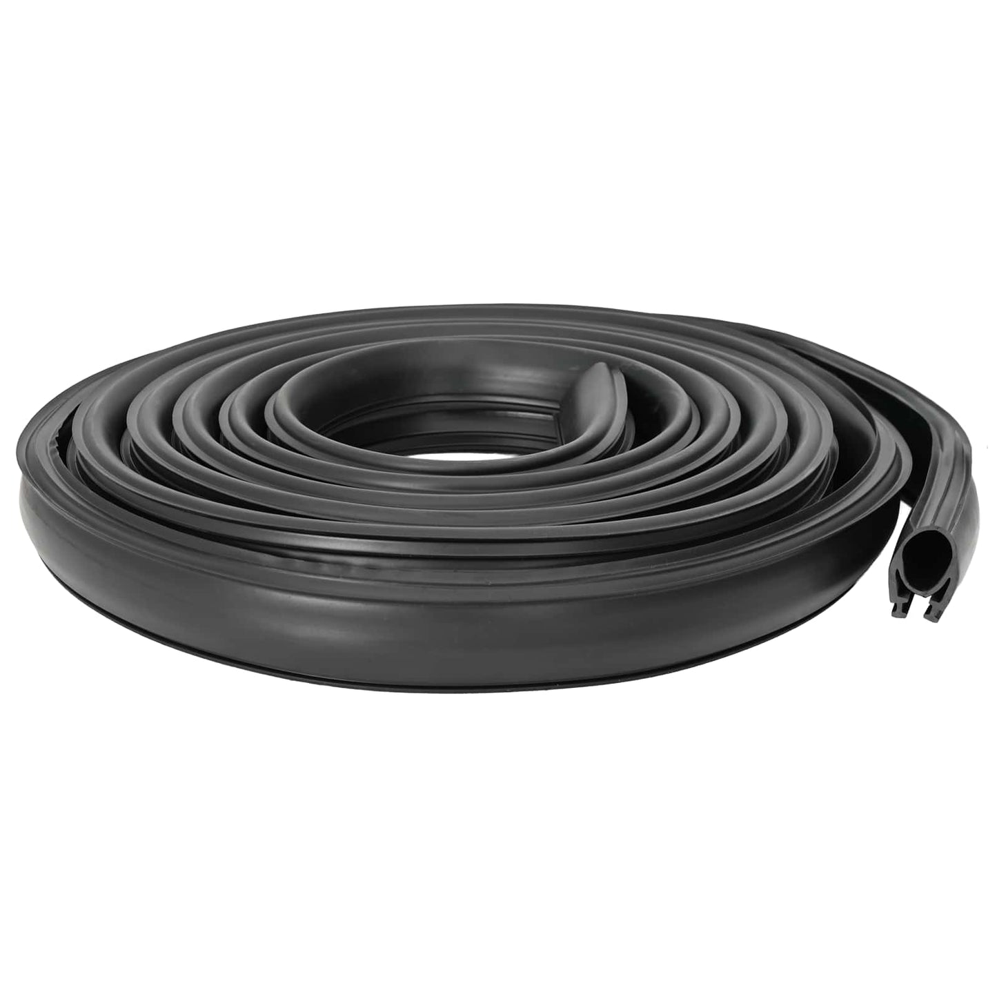 Garage Door Seal Black 41 x 33 mm 3.5 m PVC