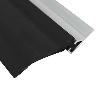 Garage Door Seal Black 52 x 2 mm 3 m PVC
